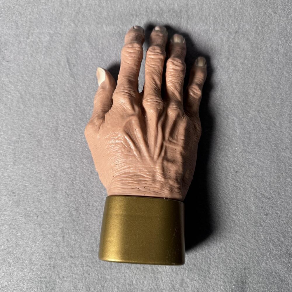 Vintage 1999 Take One Animated Moving Hand Prop Halloween Decor L.J. Liff 9" Toy